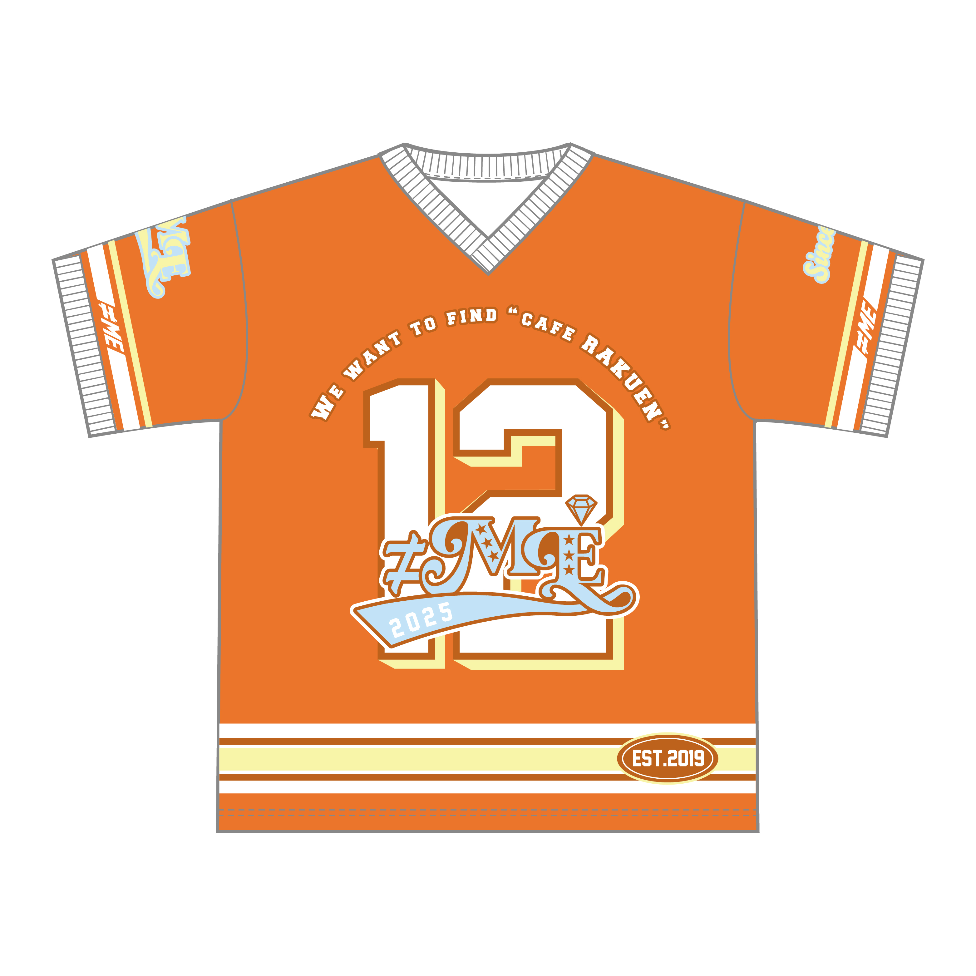 メンバーカラーユニフォームTシャツ 河口夏音