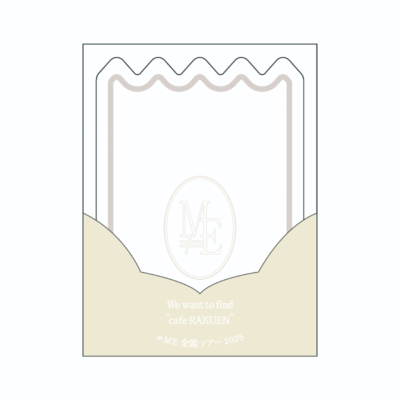 ≠ME 全国ツアー2025 メモ帳