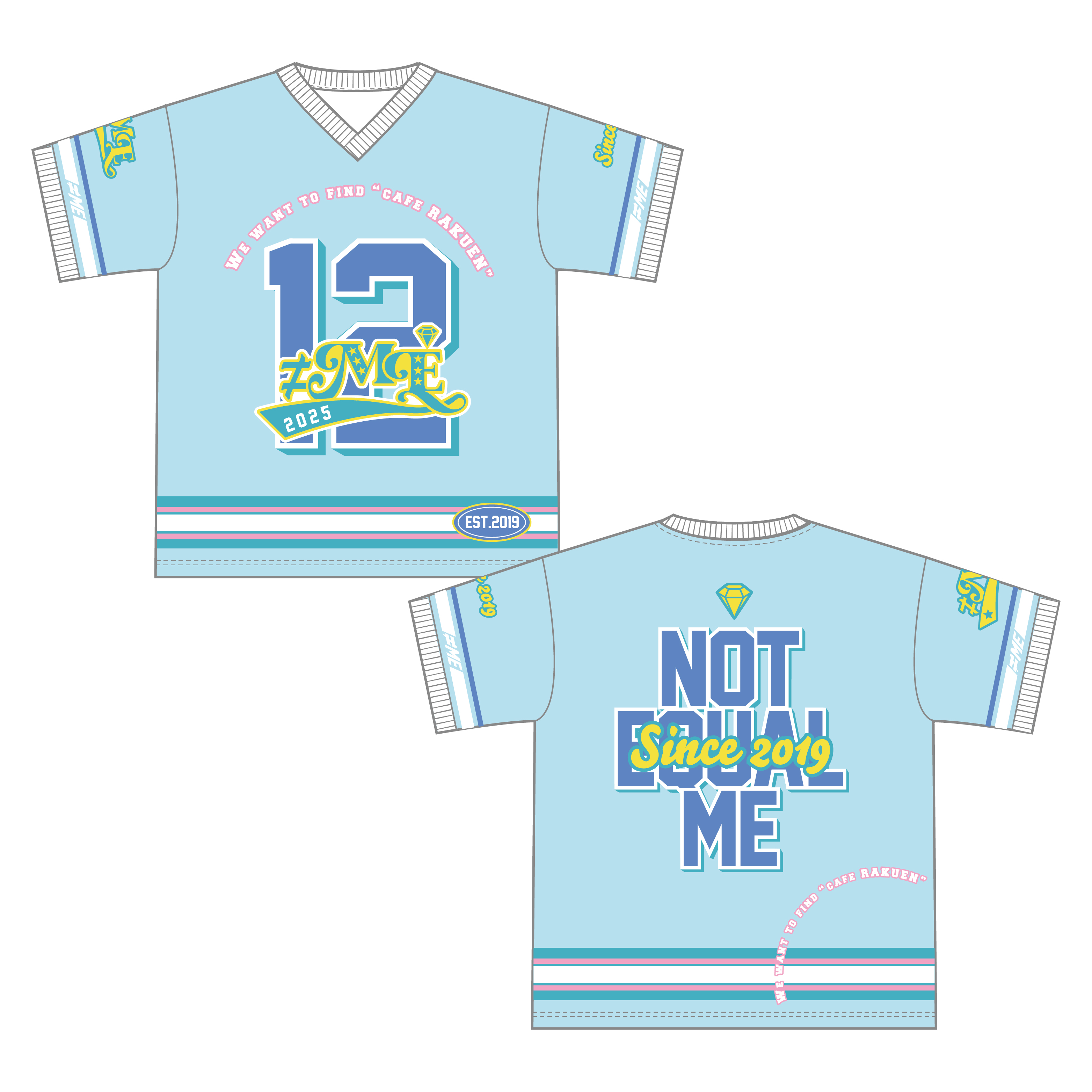 メンバーカラーユニフォームTシャツ 菅波美玲