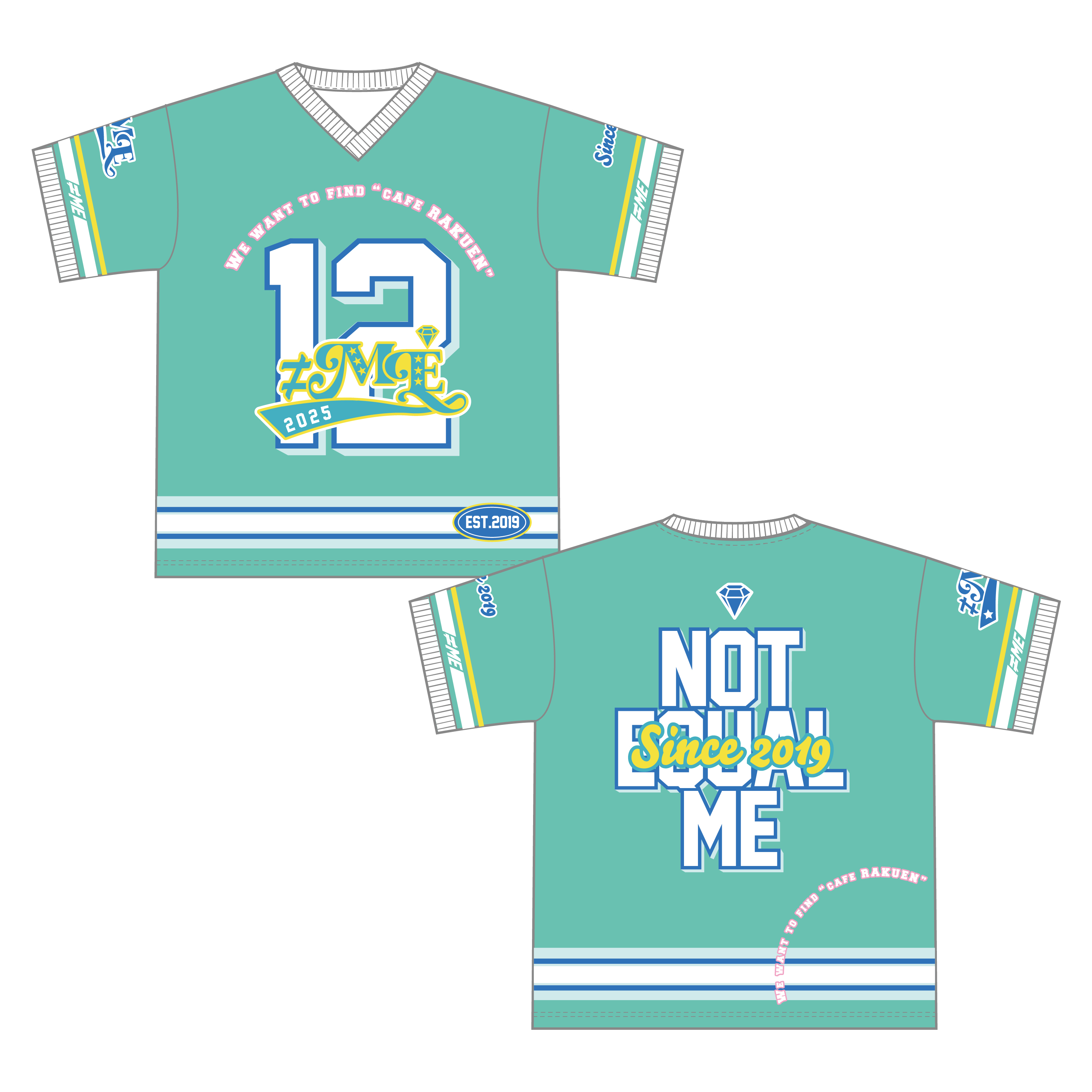 メンバーカラーユニフォームTシャツ 冨田菜々風