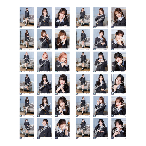 生写真セット（「モブノデレラ/神様の言うとーり！」ジャケット衣装）