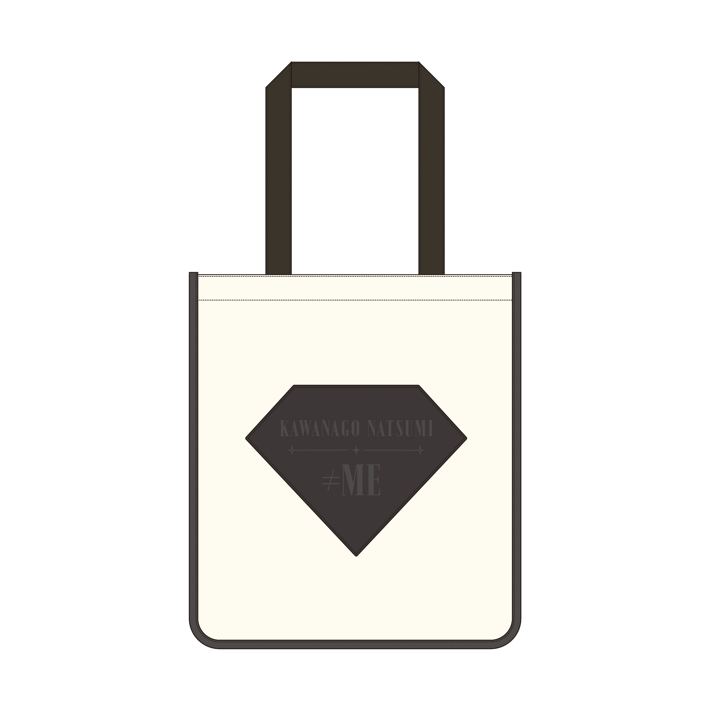 【FC限定】≠ME 個別スクエアトートバッグ