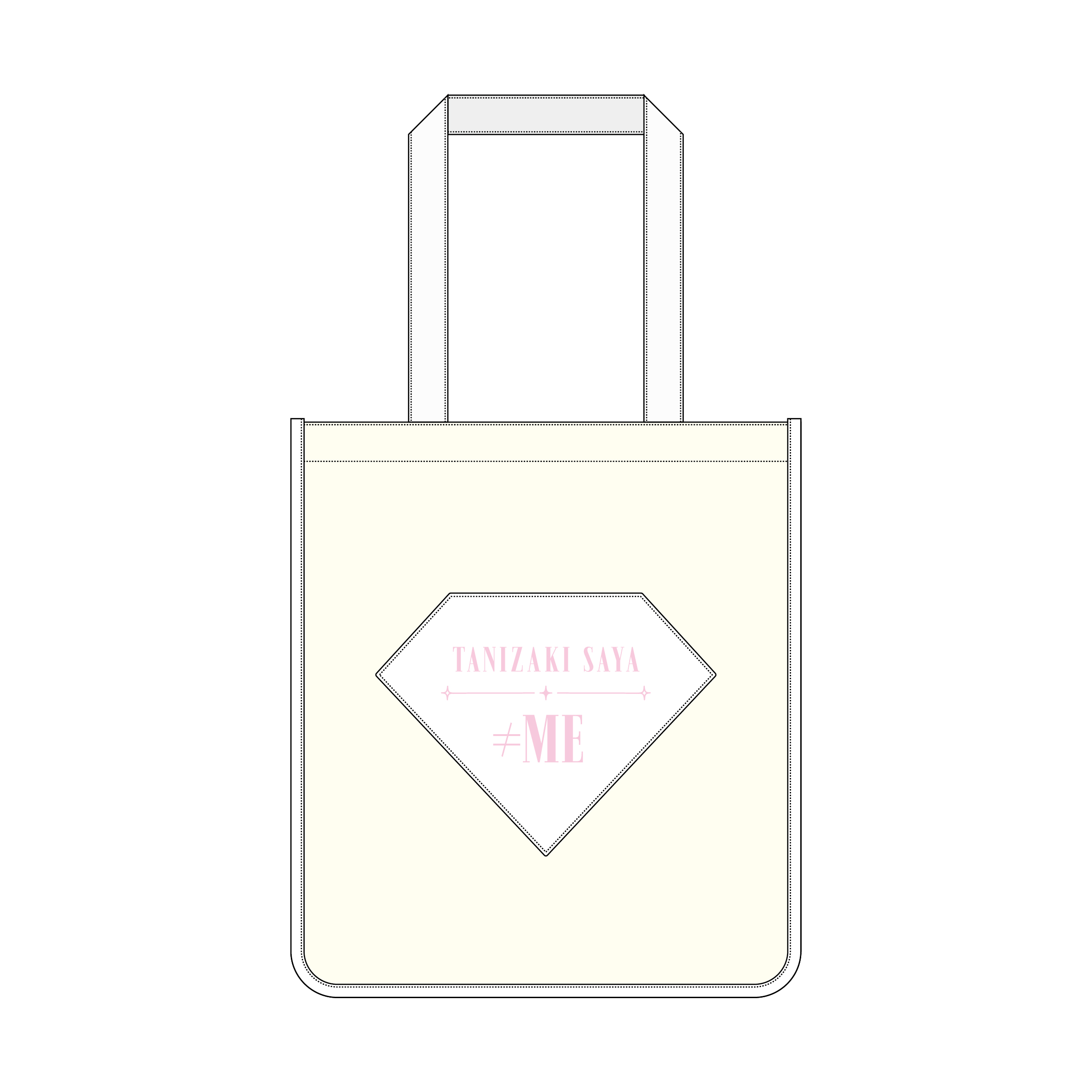 【FC限定】≠ME 個別スクエアトートバッグ