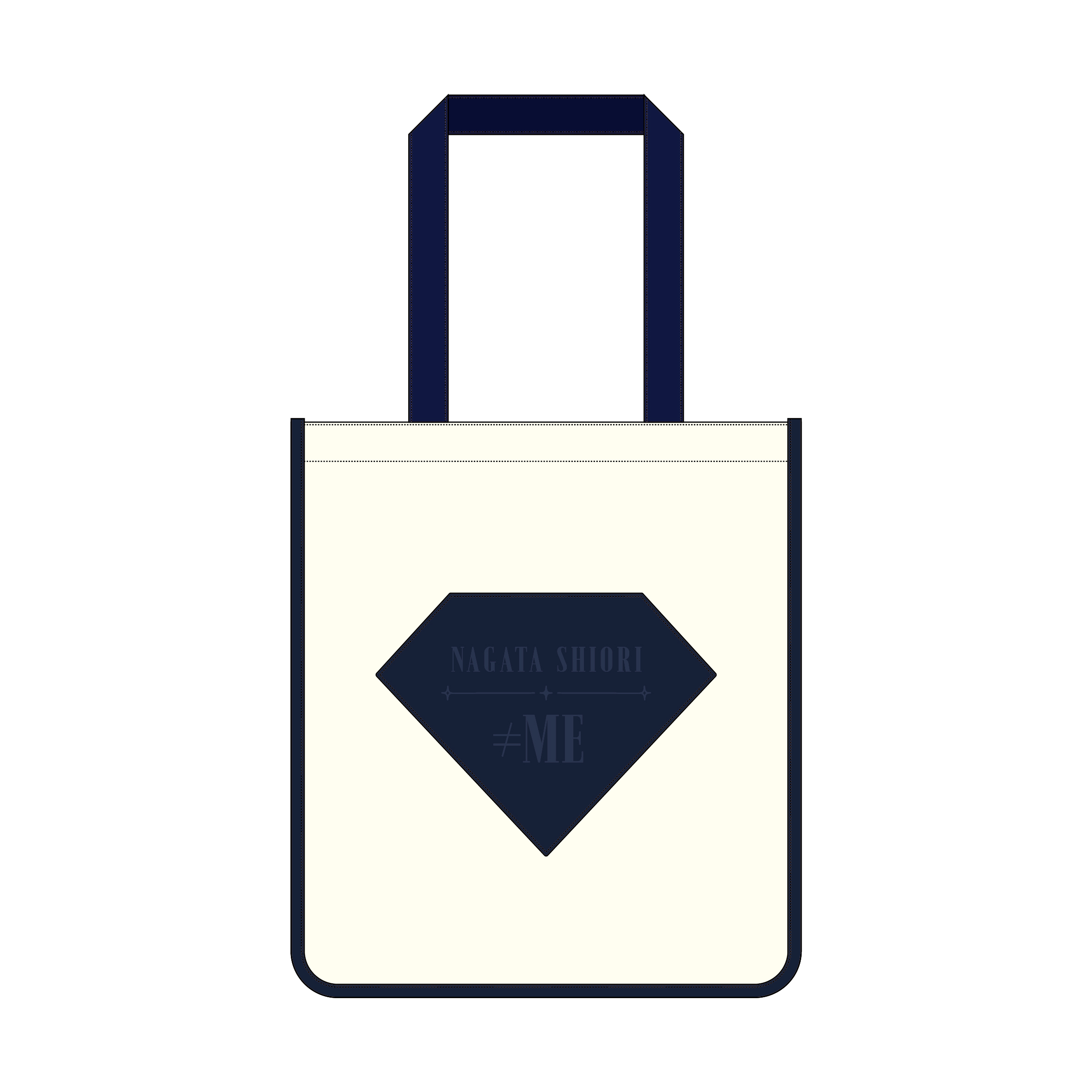 【FC限定】≠ME 個別スクエアトートバッグ