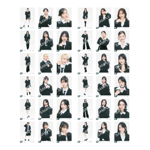 生写真セット（「排他的ファイター」ジャケット衣装）