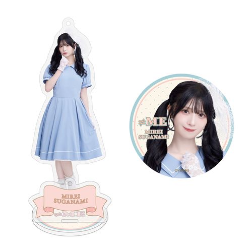 アクリルスタンドキーホルダー&缶バッジセット(「春の恋人」衣装)
