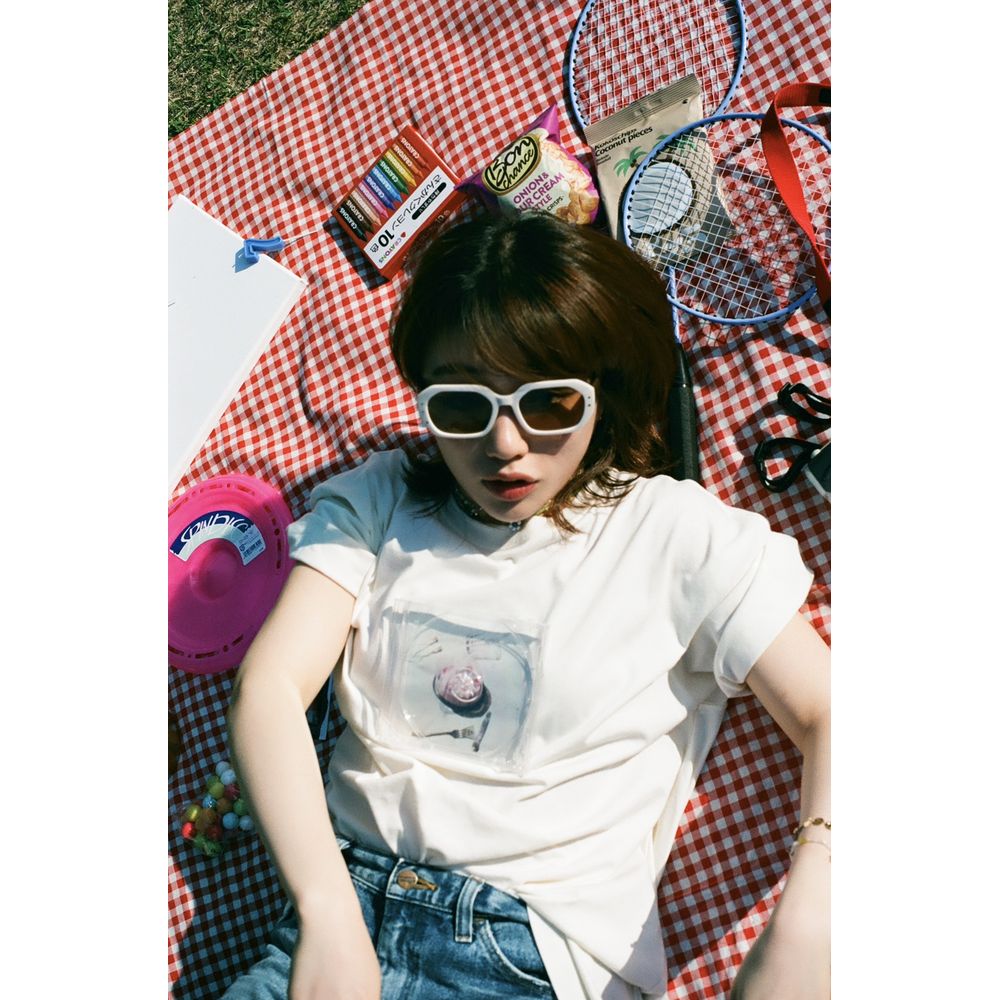 潰れたケーキさんTシャツ