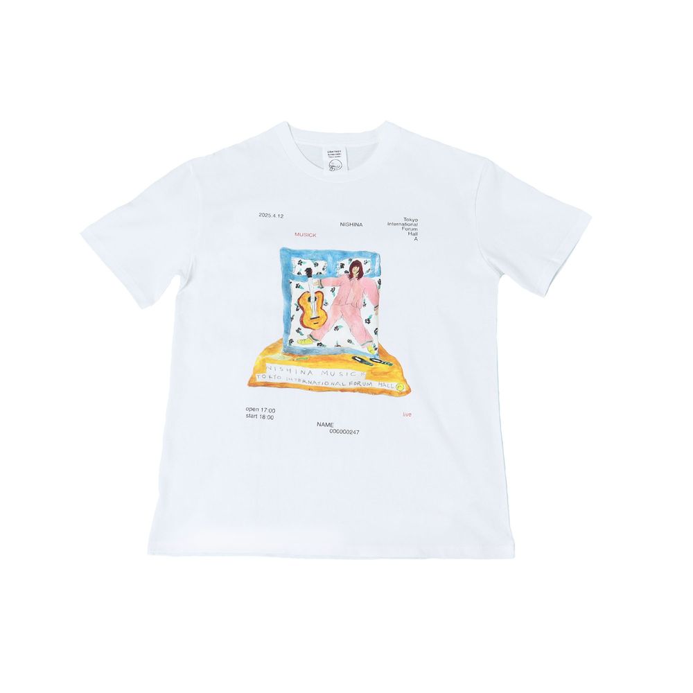 MUSICK t-shirt(white)