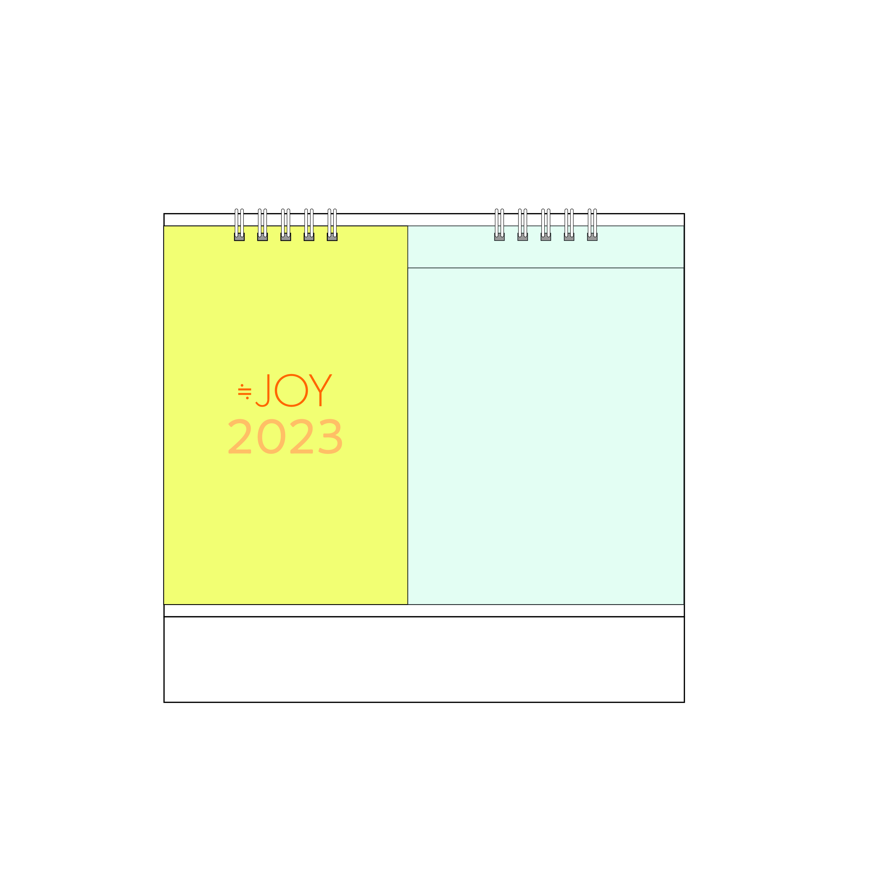 ≒JOY 2023年卓上カレンダー