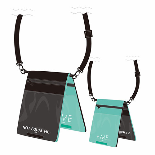 【通常配送】≠ME 公式リバーシブルパスポートバッグ