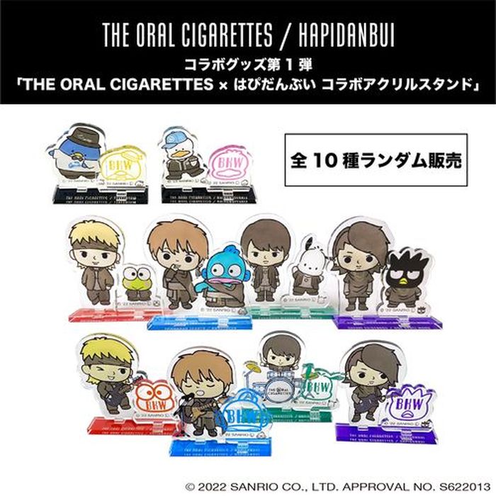 THE ORAL CIGARETTES × はぴだんぶい コラボアクリルスタンド