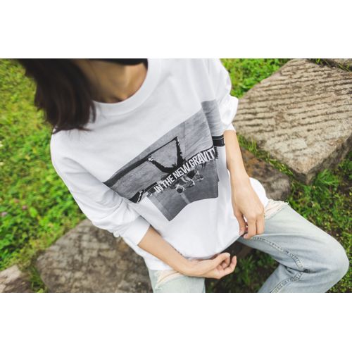 Nulbarich×DELUXE IN THE NEW GRAVITY Long sleeve T-Shirts