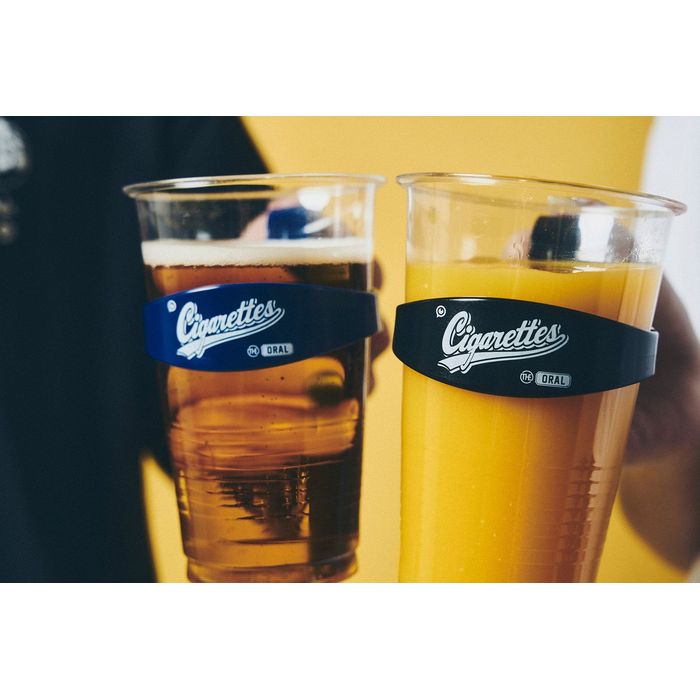 シガレッツロゴカップホルダー/ブルー