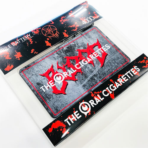 BLOODロゴ モバイルバッテリー