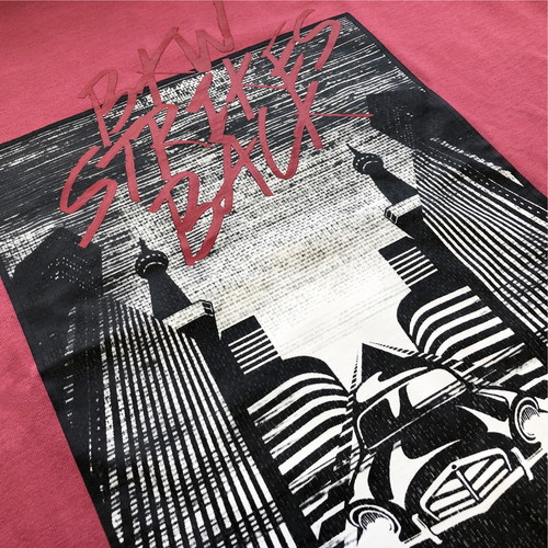 BKW STRIKES BACK ロンT/バーガンディ