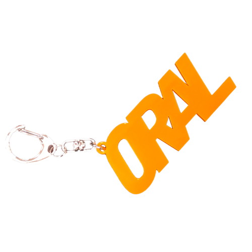 ORALアクリルキーホルダー/オレンジ