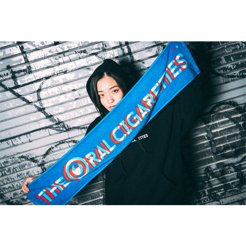 アナグリフマフラータオル/ブルー