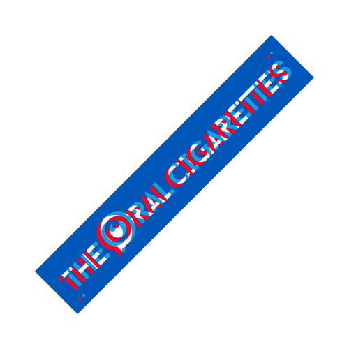 アナグリフマフラータオル/ブルー