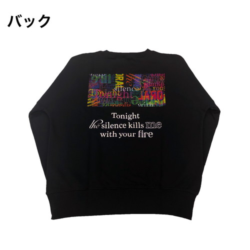 ネオンタイポスウェット/チャコール