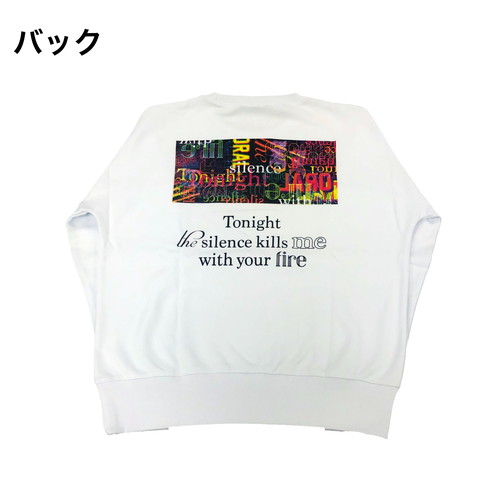 ネオンタイポスウェット/ホワイト