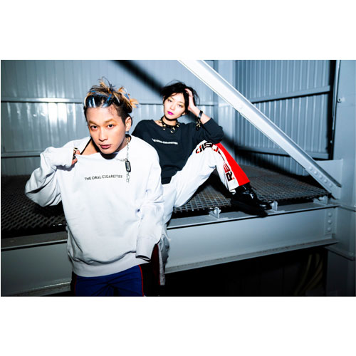 ネオンタイポスウェット/チャコール