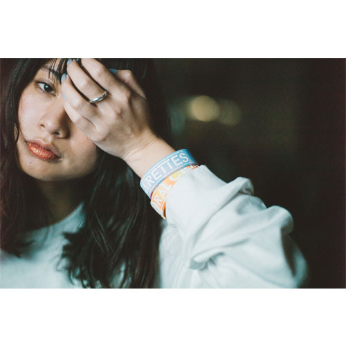 目玉ロゴラバーバンド/マンゴー