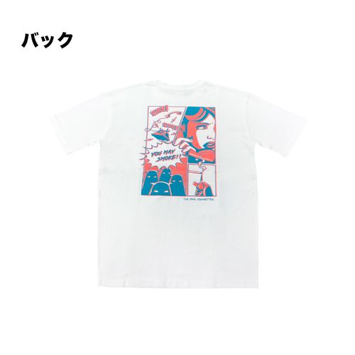 YOU MAY SMOKE Tシャツ/ホワイト