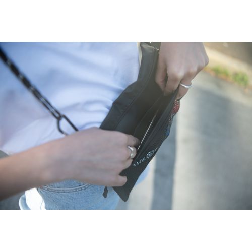 目玉ロゴメッシュサコッシュ