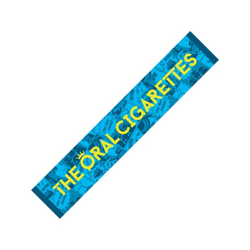 YOU MAY SMOKE マフラータオル/ブルー