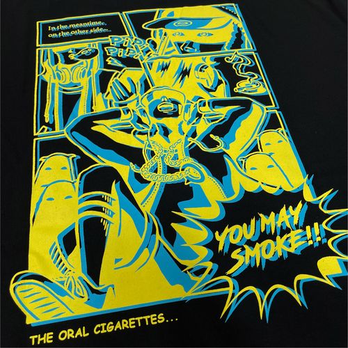 YOU MAY SMOKE #2 Tシャツ/ブラック