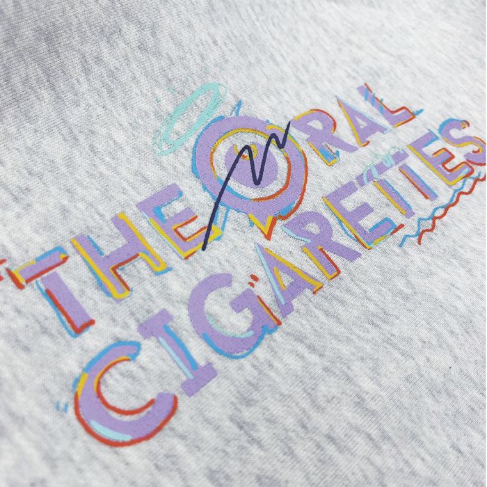 クレヨンしがちゃん目玉ロゴパーカー/グレー