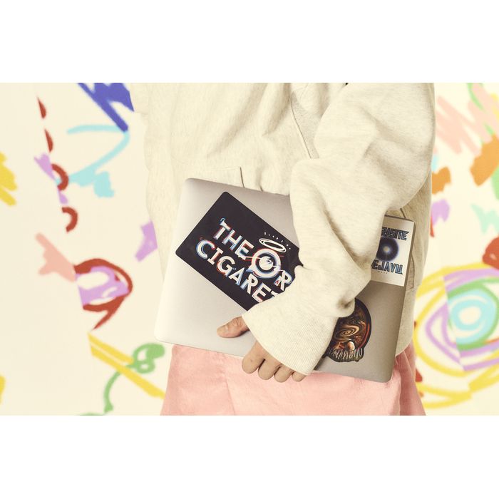 クレヨンしがちゃん目玉ロゴステッカーセット