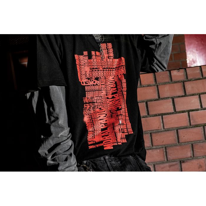 MORAL PANIC ツアーTシャツ/ブラック