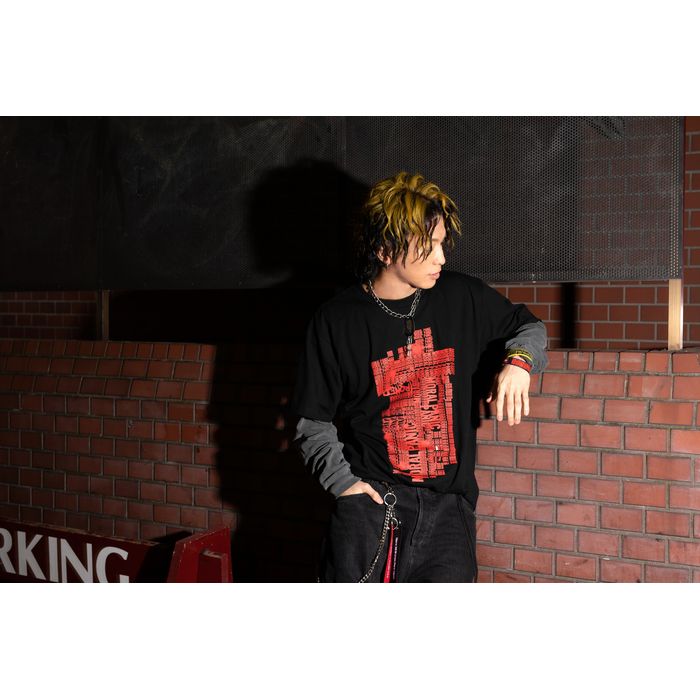 MORAL PANIC ツアーTシャツ/ブラック