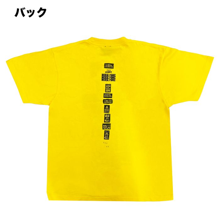 MORAL PANIC ツアーTシャツ/イエロー