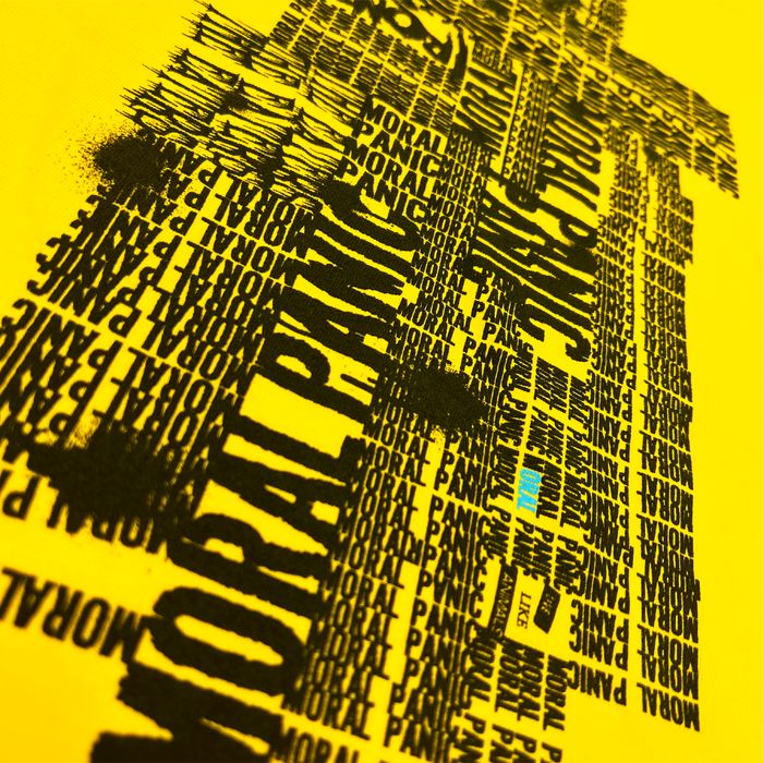 MORAL PANIC ツアーTシャツ/イエロー