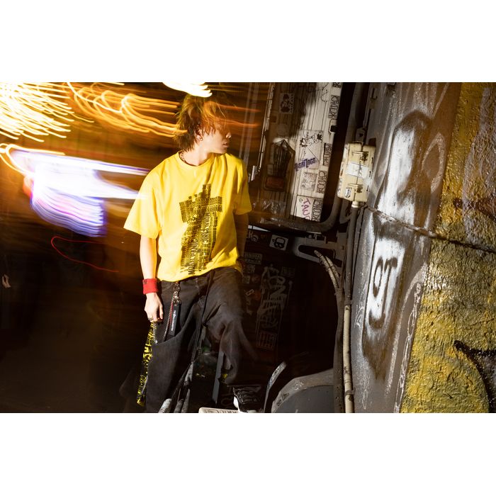 MORAL PANIC ツアーTシャツ/イエロー