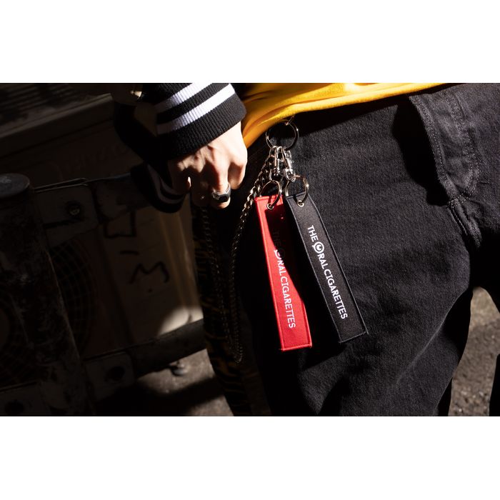 目玉ロゴタグキーホルダー2023/ブラック