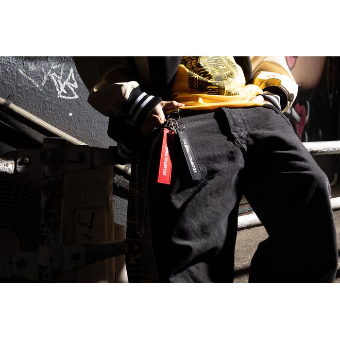 目玉ロゴタグキーホルダー2023/ブラック