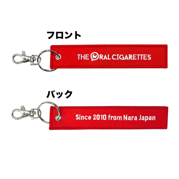 目玉ロゴタグキーホルダー2023/レッド