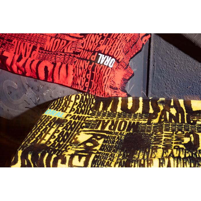 MORAL PANIC ツアーフェイスタオル/イエロー