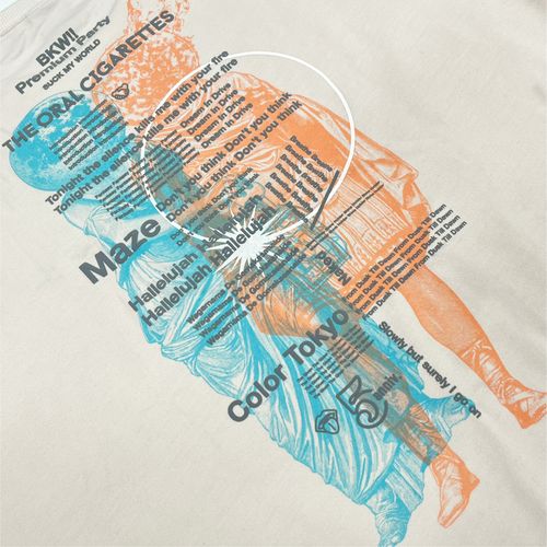 5th anniv.プレパスウェットロンT/アイボリー