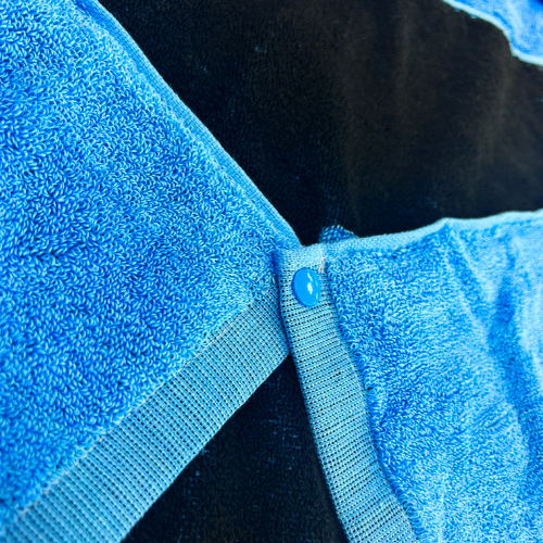 DISCHARGE ロゴフーディータオル