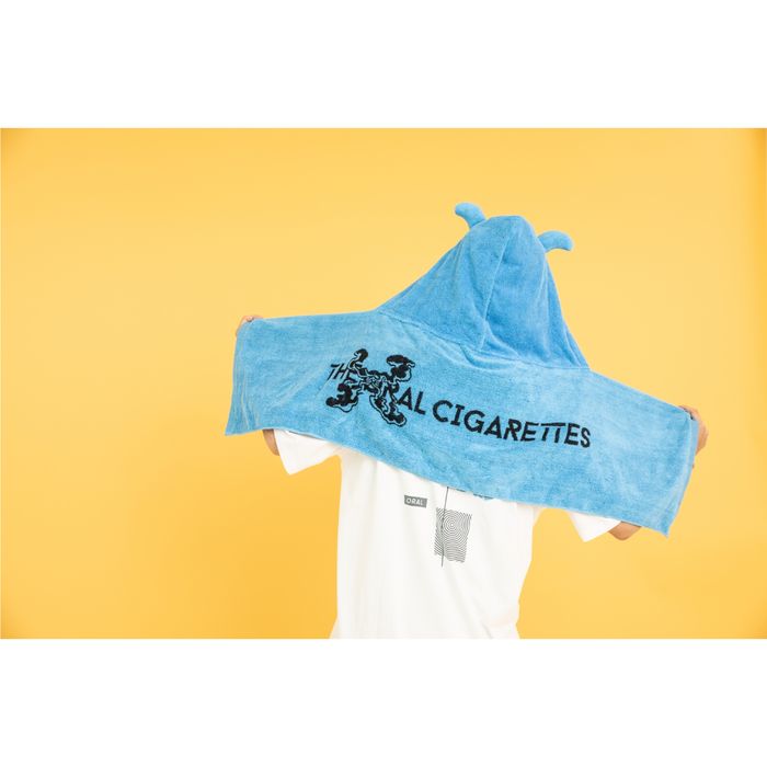 DISCHARGE ロゴフーディータオル