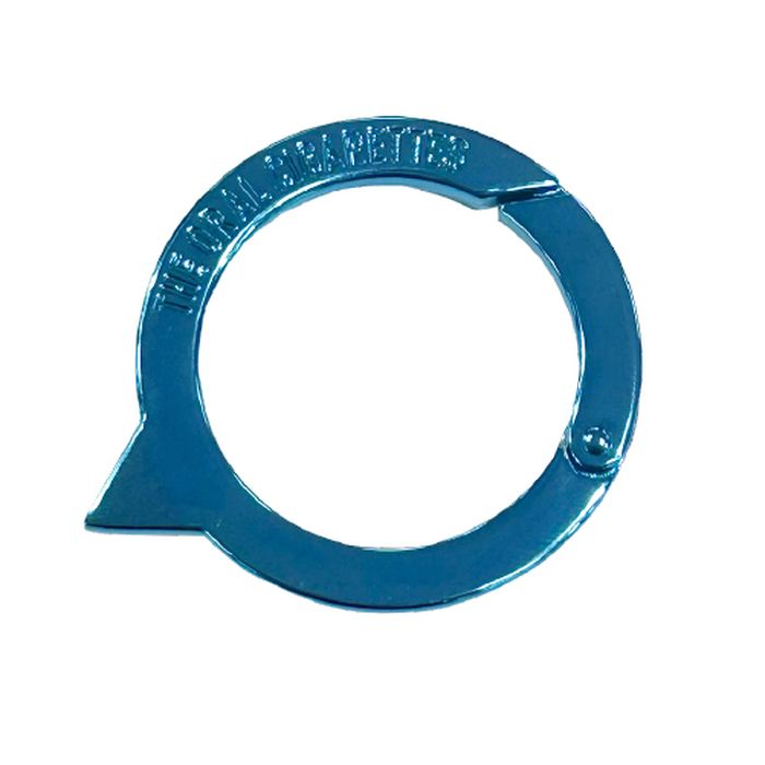 目玉カラビナ/メタリックブルー