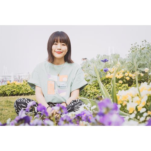 Be yourself Tシャツ/スモークグリーン