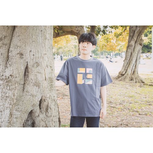 Be yourself Tシャツ/スモークグリーン