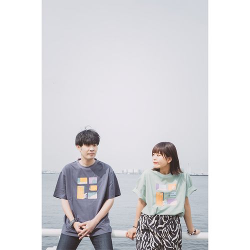 Be yourself Tシャツ/スモークグリーン