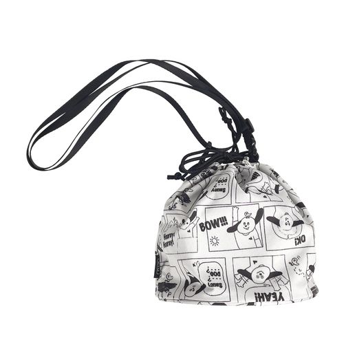 KiU×Saucy Dog 犬くん 防水巾着バッグ