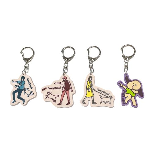 どれが出るかなラバーキーホルダー